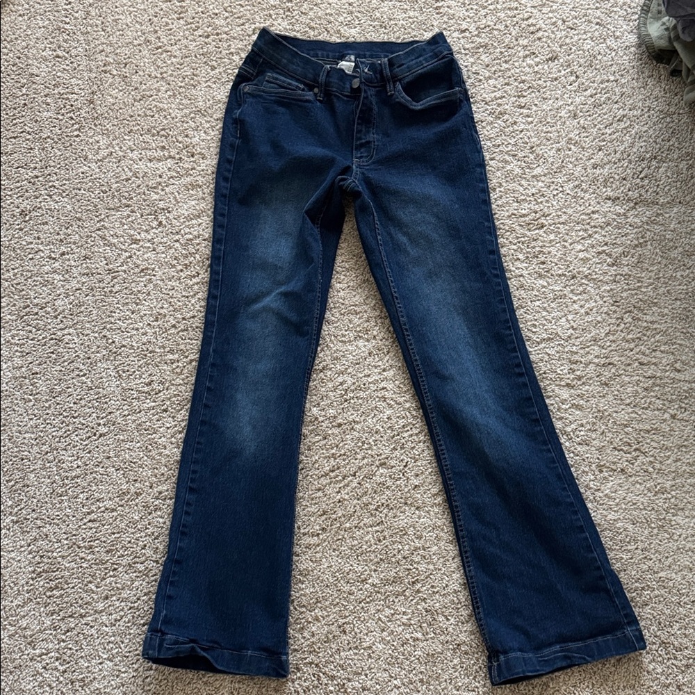 VENUS Navy Wide Leg Jeans